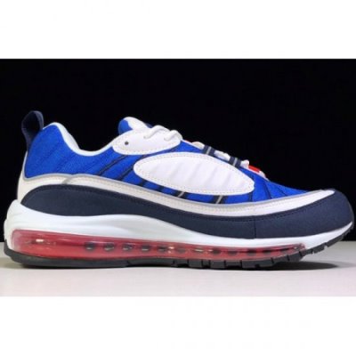 Nike Erkek Air Max 98 Gundam Kırmızı / Mavi Koşu Ayakkabısı Türkiye - KCBPYEKD